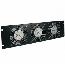 SRFAN3U, AC Fans SMART RACK,PANEL MNT,TRI FAN