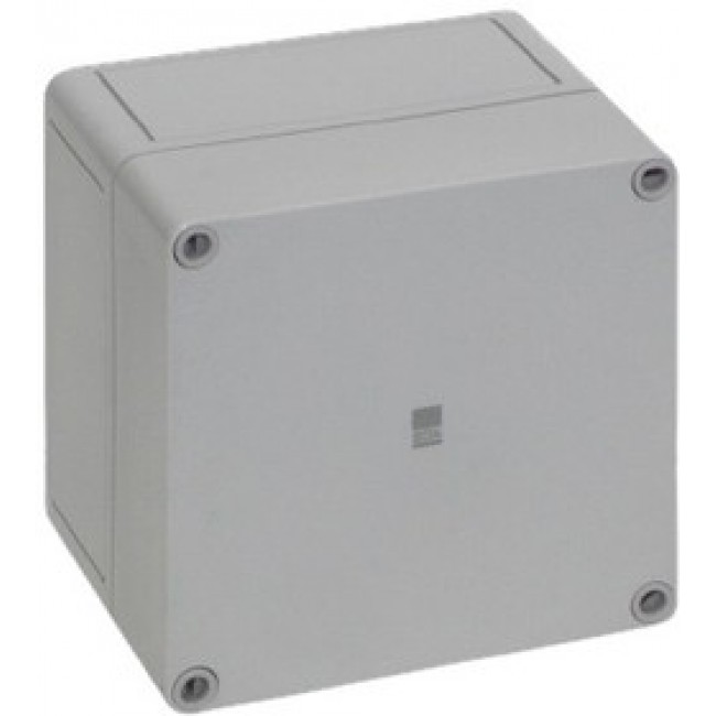 9511000, PK Series Grey Polycarbonate General Purpose Enclosure, IP66, IK08, Flanged, Grey Lid, 130 x 130 x 99mm