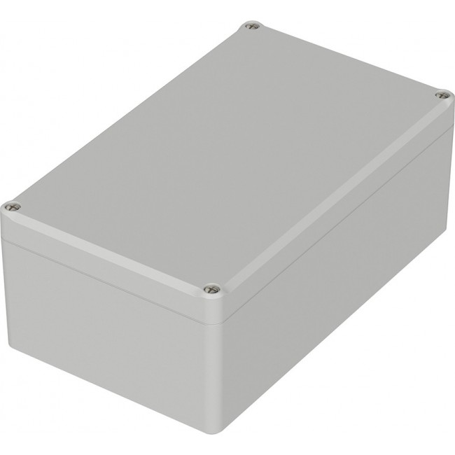 62221000 EM 221, Euromas II Series Light Grey Polycarbonate Enclosure, IP65, Light Grey Lid, 200 x 120 x 77mm