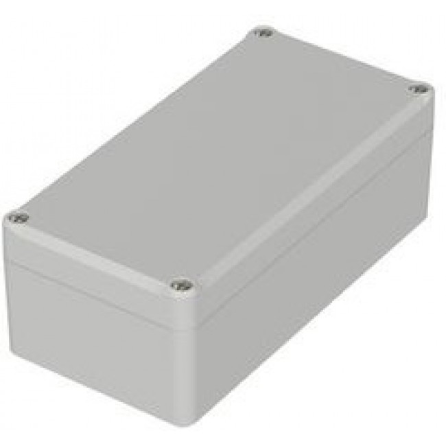 ET 220, Plastic Enclosure Euromas 80x160x57mm Light Grey ABS IP65