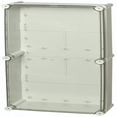 PC 5628 13 T-3FSH encl., PC Series Grey Polycarbonate General Purpose Enclosure, IP65, IK08, Transparent Lid, 560 x 280 x 130mm