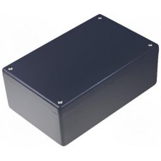 1594EBK, Enclosures, Boxes, & Cases Flame Retardant ABS 2.1x4.2x6.6" Black