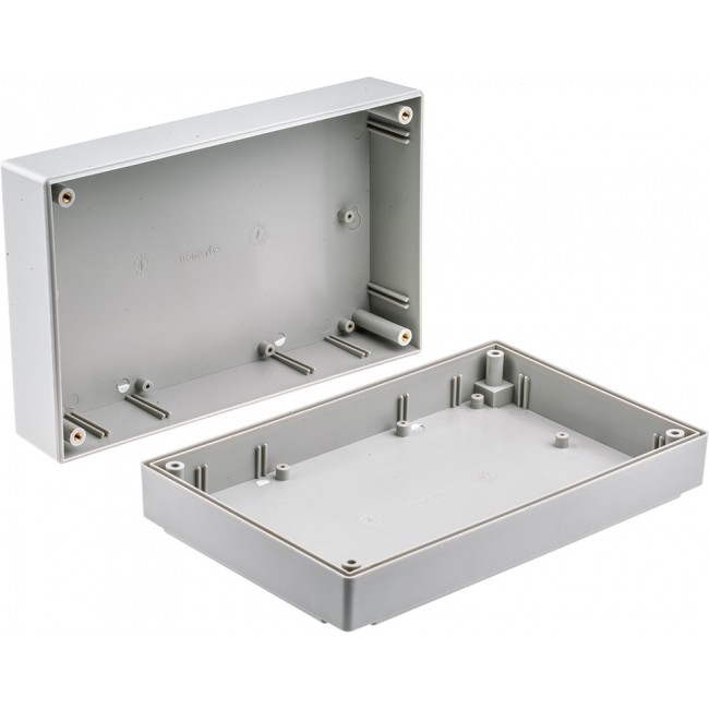 CRDCGG007, 7000 Series Grey ABS Enclosure, IP65, Grey Lid, 190 x 120 x 60mm