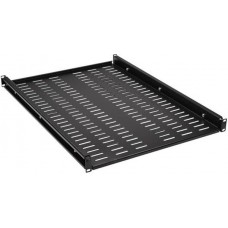 SRSHELF4PHDVENT, Metal, Steel Shelf, Adjustable 19.000" L x 26.100"W x 1.730" H (482.60mm x 662.94mm x 43.94mm) Black