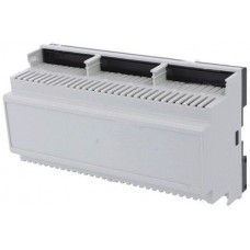 1597DIN9GY, 9 Module Din Rail Enclosure 1597DIN 158x90x58mm Grey Polycarbonate IP20
