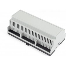 1597DIN9GY, DIN Rail Enclosure Enclosure Type 1597 Series , 90 x 158 x 58mm, Polycarbonate DIN Rail Enclosure