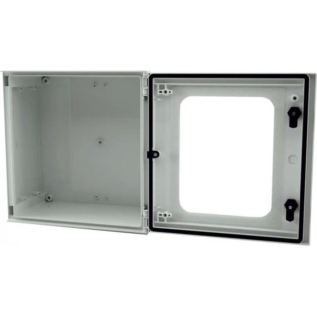 Fibreglass Reinforced Polyester Wall Box, IP66, Viewing Window, 400 mm x 400 mm x 200mm