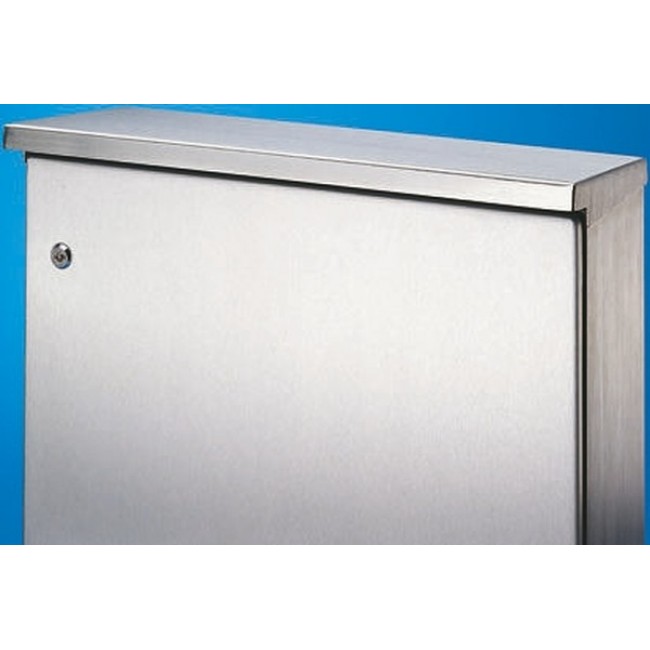 2362000, Stainless Steel Rain Canopy for Use with AE Compact Enclosure, 210 x 500 x 25mm