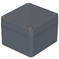 PA enclosure, (L x W x H) 75 x 80 x 57 mm, silver gray (RAL 7001), IP65, 38105000