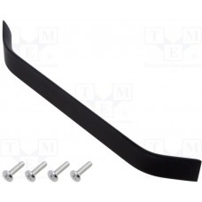 UA-00-337224-20M, Handle; aluminium; matt black; H: 26.5mm; L: 244mm; W: 25mm