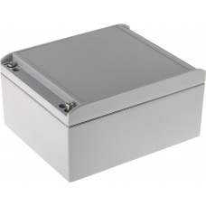 191.150.000, AluCASE Series Grey Die Cast Aluminium Enclosure, IP67, Grey Lid, 180 x 150 x 90mm