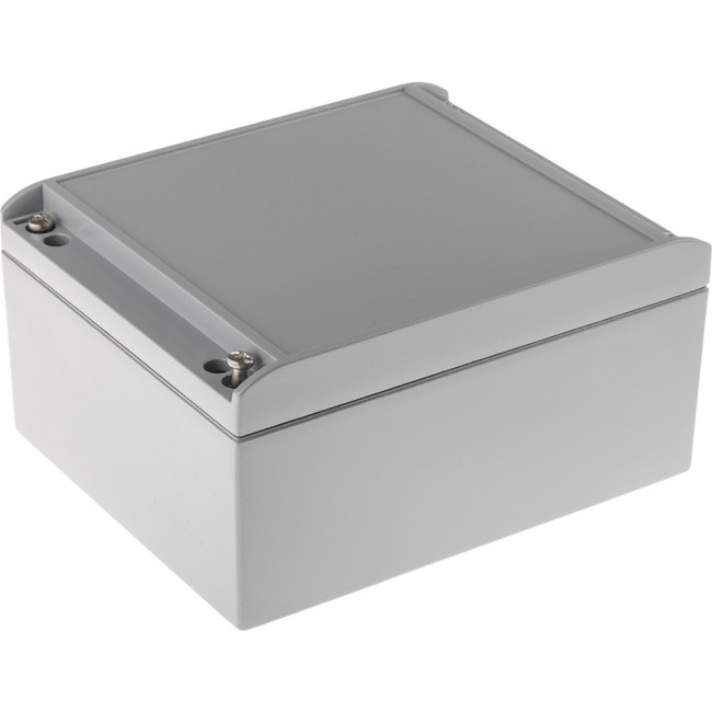 191.150.000, AluCASE Series Grey Die Cast Aluminium Enclosure, IP67, Grey Lid, 180 x 150 x 90mm