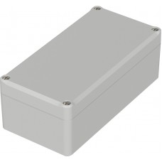 63220000 ET 220, Euromas II Series Light Grey ABS Enclosure, IP65, Light Grey Lid, 160 x 80 x 57mm