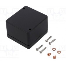 1590Z100BK, Enclosures, Boxes, & Cases HeavyDutyAlum/wMount 2.94x1.6x3.2"Black