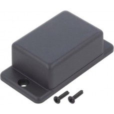 TWF4-2-5D, Plastic Flanged Case TWF 35.4x50x22mm Dark Grey ABS IP40