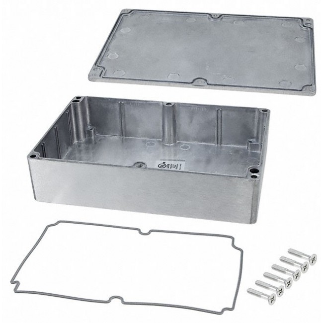 AN-1307-A, Electrical Enclosures Aluminum Enclosure (8.8 X 5.8 X 2.2 In)