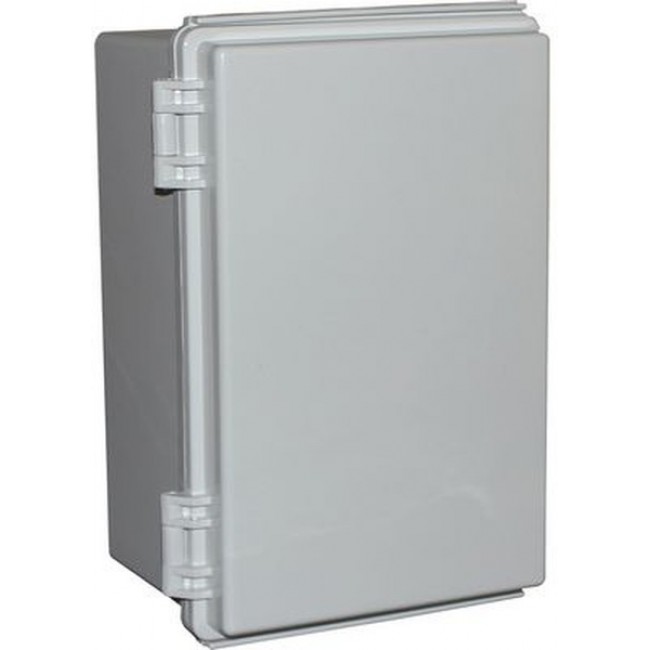 CHDX8-327, Heavy Duty Hinged Enclosure X8 200x300x150mm Grey ABS IP66 / IP67