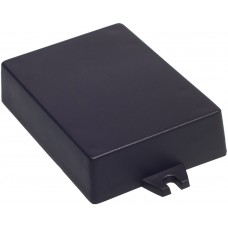 Black ABS Enclosure, IP54, Flanged, 112.8 x 65.3 x 21.8mm