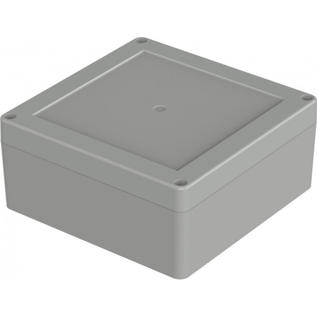 07314146 XM 141406 7035, Euromas X Series Light Grey Polycarbonate Enclosure, IP66, IP68, IK07, Light Grey Lid, 134.7 x 134.7 x 60.1mm