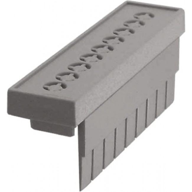 CNMB/4/TG508P, Polycarbonate Terminal Cover, 20mm H, 14mm W, 71mm L for Use with CNMB DIN Rail Enclosure