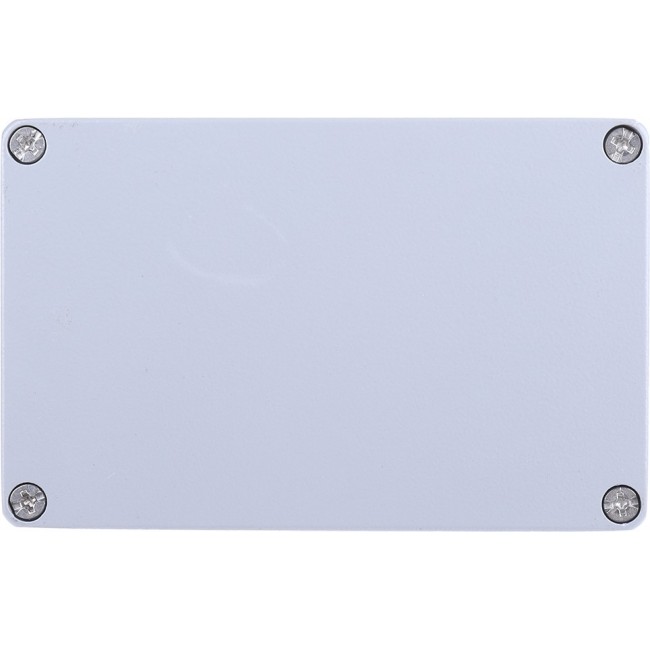 Grey Die Cast Aluminium Enclosure, IP66, Grey Lid, 125 x 80 x 57mm