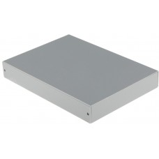 MB15-3-21, MB Series Silver Aluminium Enclosure, Silver Lid, 210 x 150 x 30mm