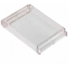 2947886, Plastic, Polycarbonate Cover, Lid 1.496" L x 1.181" W x 0.265" H (38.00mm x 30.00mm x 7.50mm) Clear