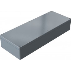 01236011, Aluminium Standard Series Grey Die Cast Aluminium Enclosure, IP66, IK09, Grey Lid, 600 x 230 x 110mm