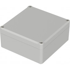 63217000 ET 217, Euromas II Series Light Grey ABS Enclosure, IP65, Light Grey Lid, 122 x 120 x 57mm