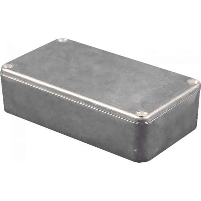 Aluminum die cast enclosure, (L x W x H) 51 x 51 x 31 mm, black (RAL 9005), IP54, 1590LBFLBK