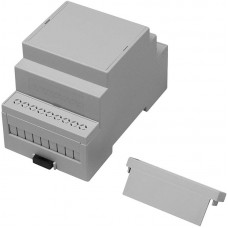 Open Top Enclosure Type, 53.4 x 90 x 58mm, Polycarbonate DIN Rail Enclosure Kit