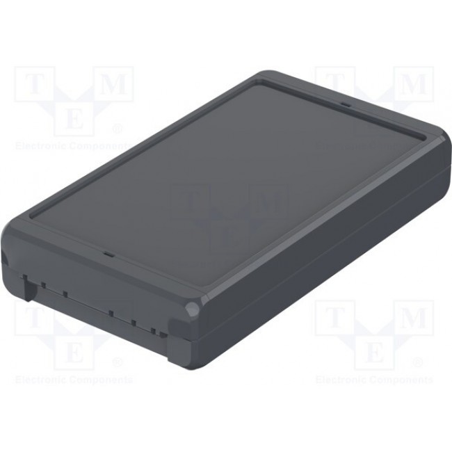 B 221304 ABS 7024, Enclosure: multipurpose; X: 125mm; Y: 231mm; Z: 40mm; BOCUBE; ABS