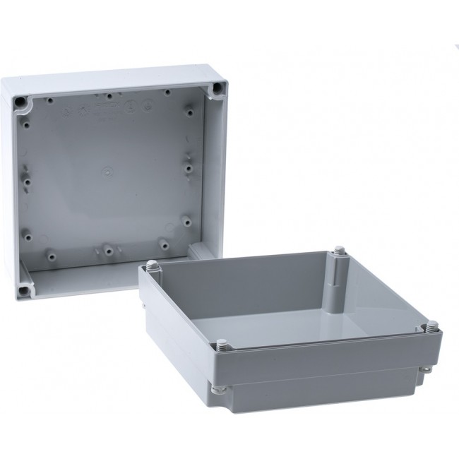 ABS 175/100 HG ENCLOSURE, Grey ABS Enclosure, IP66, IP67, 180 x 180 x 100mm