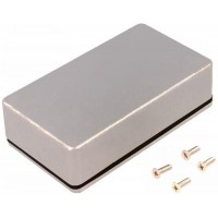 1550WB, 1550 Series Aluminium Enclosure, IP66, 4.51 x 2.52 x 1.02in