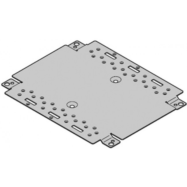 24822-005, Steel Mounting Plate, 1mm H, 444mm W, 221mm L for Use with Interscale M Electronic Case