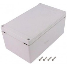 1555U2GY, Enclosures, Boxes, & Cases Watertight/Polycarb. 7.9x4.7x3.5"StyleLid