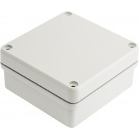 Grey Die Cast Aluminium Enclosure, IP66, Grey Lid, 127 x 125 x 60mm