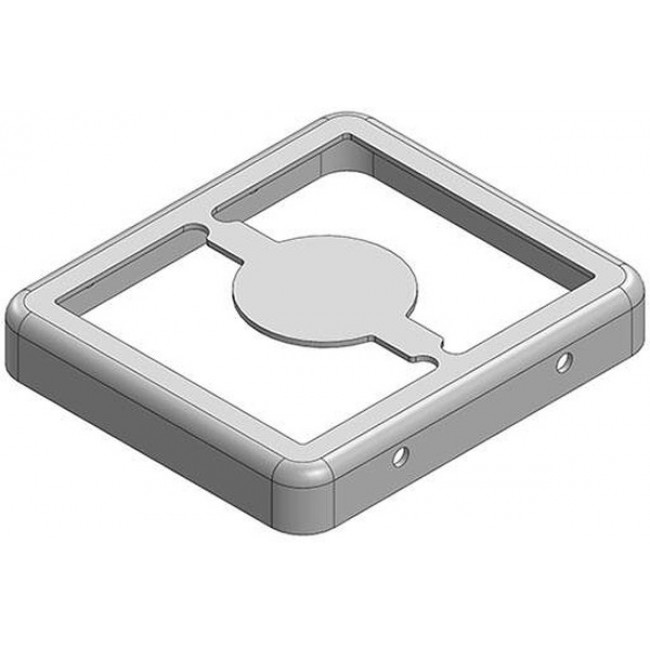 MS220-10F, EMI Gaskets, Sheets, Absorbers & Shielding 22 x 19.3 x 3.3mm Two-piece Drawn-Seamless RF Shield/EMI Shield FRAME (CRS)