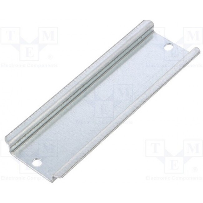 NS-35-104, DIN rail; steel; W: 35mm; H: 7.5mm; L: 104mm; for enclosures