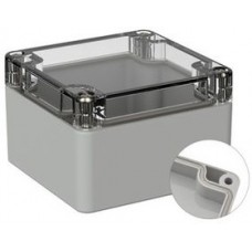 5U210010, Plastic Enclosure 80x82x55mm Grey Polycarbonate IP66