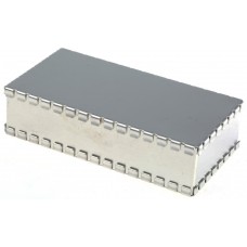 RS01/FFL2T, Tin Plated Steel PCB Enclosure, 25 x 50 x 100mm