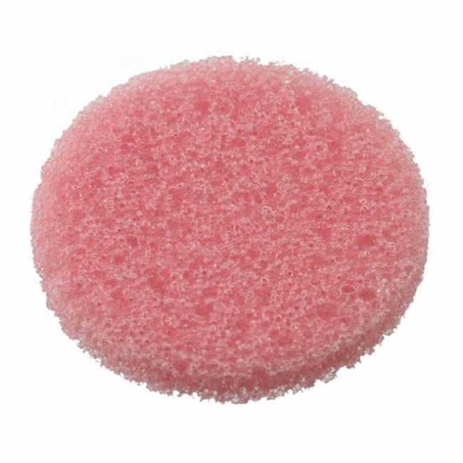 CF-42EG 0.125 DISK PAD, Foam 1.00" Diameter (25.4mm) X 0.125" (3.18mm) Polyurethane Pink