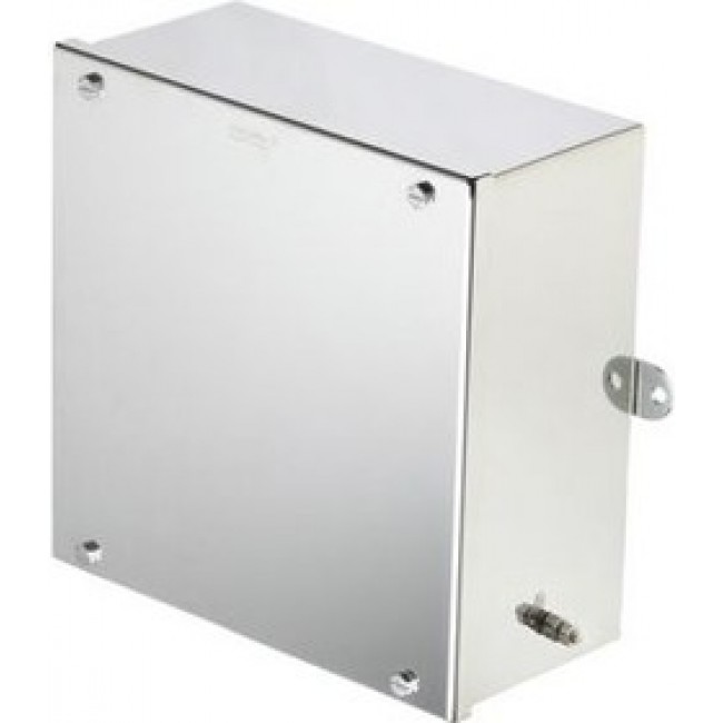 1002710000, Metal Enclosure 120x250x250mm Stainless Steel Silver IP66