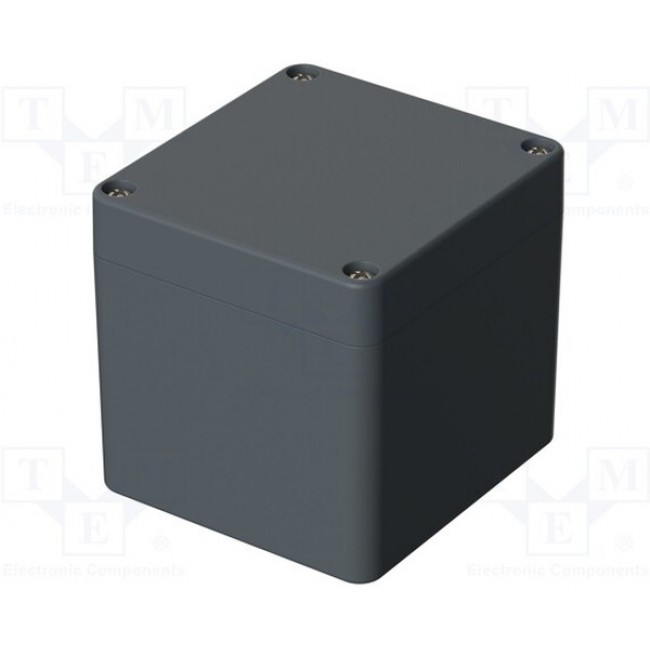 P 326, Enclosure: multipurpose; X: 75mm; Y: 80mm; Z: 75.5mm; polyester; grey