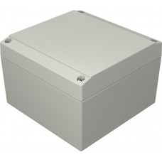 041212080, Aluform Series Grey Die Cast Aluminium Enclosure, IP66, IK09, Grey Lid, 120 x 120 x 81mm