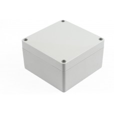 1554L2GY, 1554 Series Polycarbonate Enclosure, IP68, 4.13 x 4.13 x 2.36in