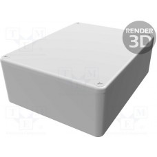 1590BBSCB, Enclosures, Boxes, & Cases Alum Blue Rectangle 4.70 x 3.70 x 1.50"