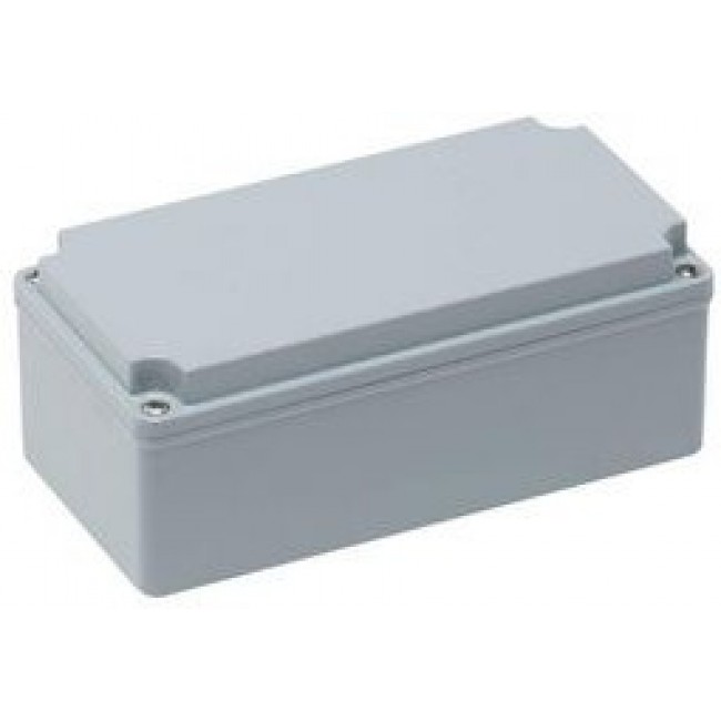 402560, Metal Enclosure 100x200x80mm Die-Cast Aluminium Grey IP67