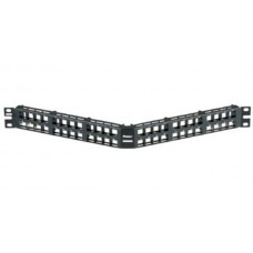 NKPPA48HDY, PATCH PANEL 48 PORT 2 ROW ANGLED