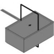 EJ16106LG, Electrical Enclosures Eclipse Junior encl w/ panel - 16 x 10 x 6 - Steel/Lt Gray - N4,12